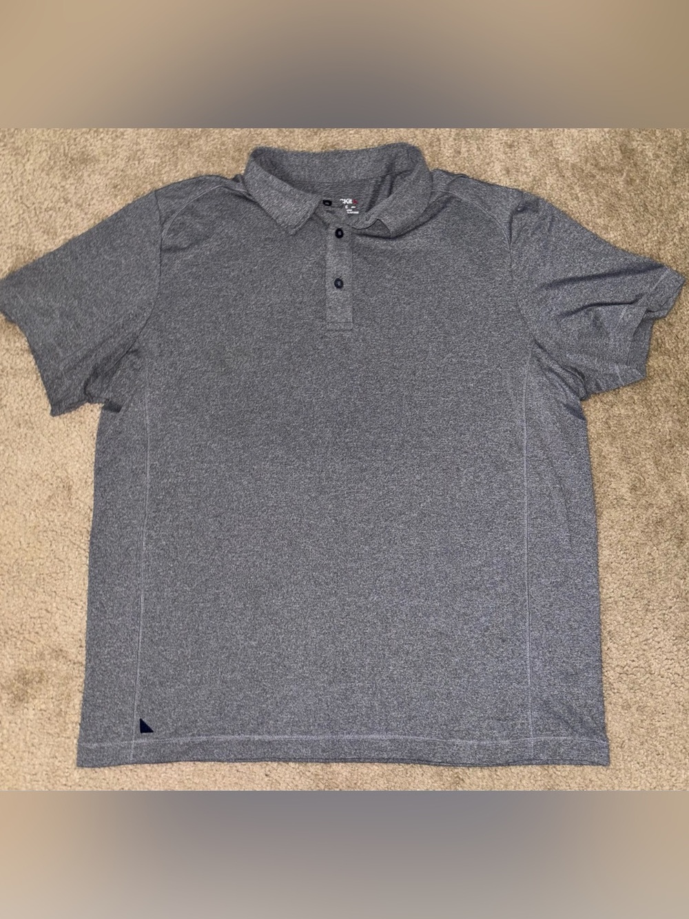 UNTUCKit Men's Heather Slate Gray Polo - Short Sleeve